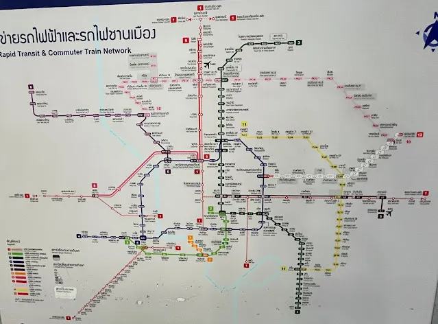 2024 曼谷BTS & MRT全圖