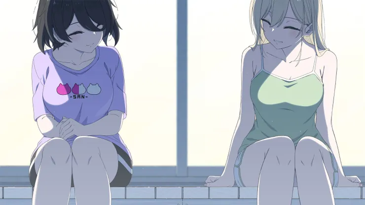 深菜（左）；蘭（右）