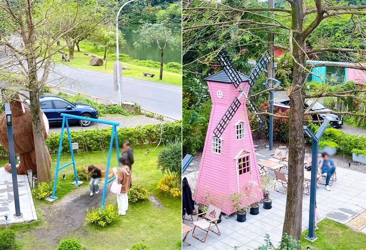 宜蘭新景點2026│巨型Labubu拉布布空降宜蘭梅花湖【大魔遇見熊】