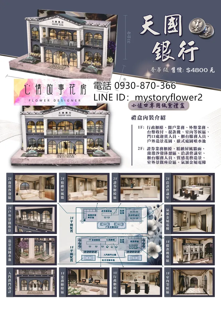 台南紙紮屋推薦|天堂的房子,送給最思念的親人──就找心情故事花房