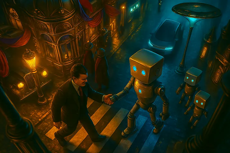 透過高速精準的模擬訓練，使過去屬於人類的行為逐步被機器人掌握。這場從人類社會邁向機器人時代的過渡，正悄然展開。