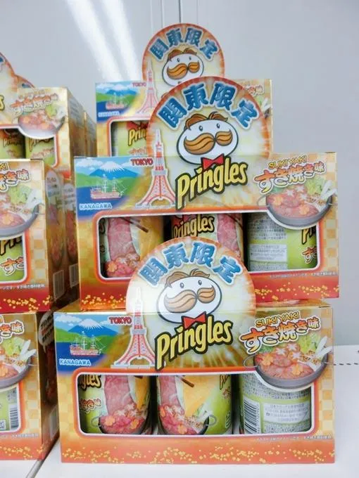 品客洋芋片，好像是壽喜燒口味？