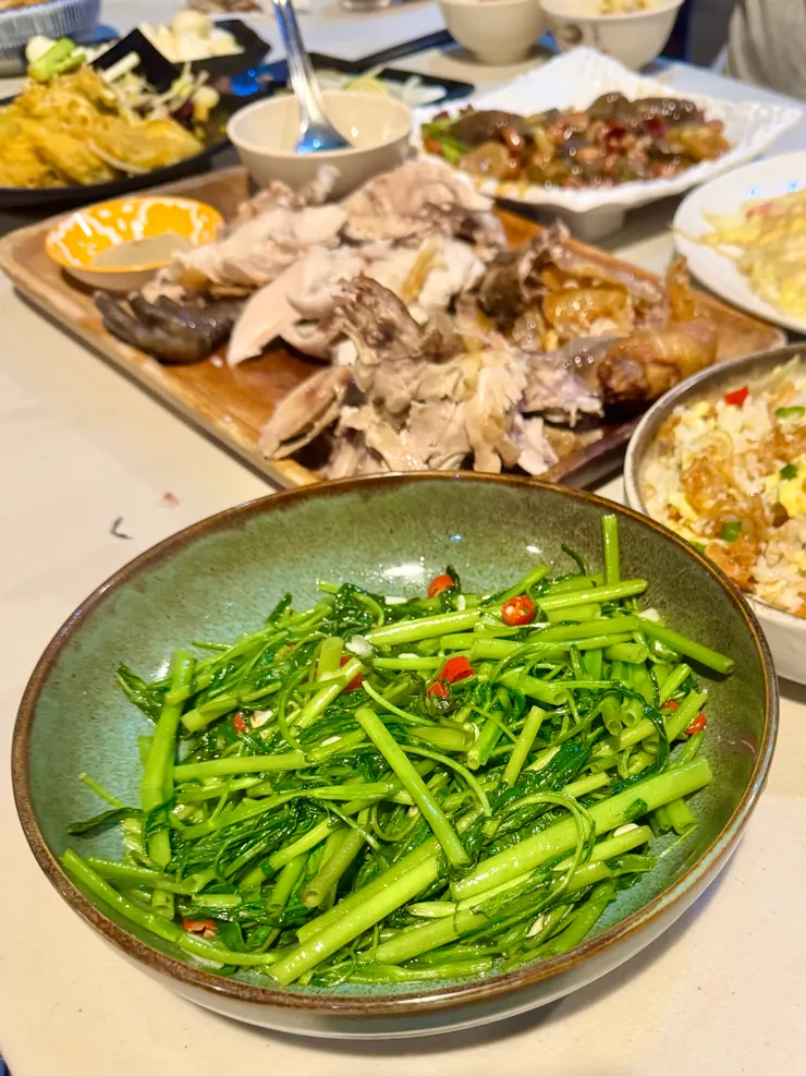 炒空心菜（150元）