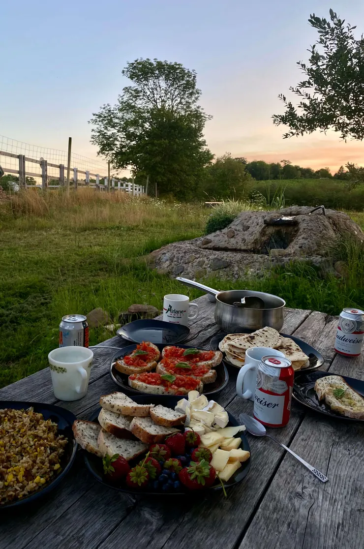 根本沒預期打工換宿會吃這麼好，他們的手做菜都是此生難忘。