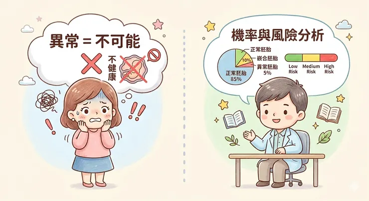 同一份報告,醫師看到的是機率,病人感受到的是風險