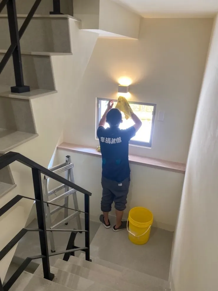 台南裝潢後清潔推薦｜四層樓透天細清過程一次看｜專人到府估價｜