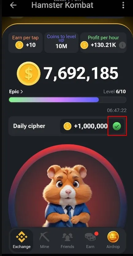 Hamster Kombat 攻略