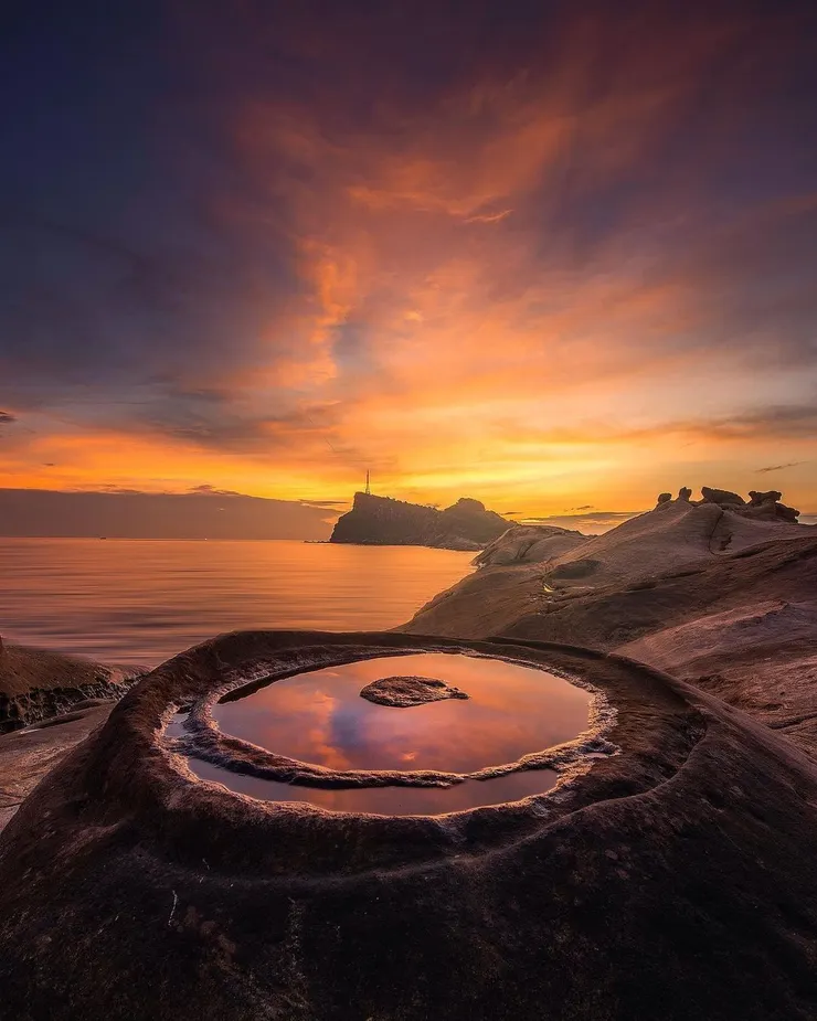 台北.台北野柳地質公園.野柳地質公園.女王頭.燭台石