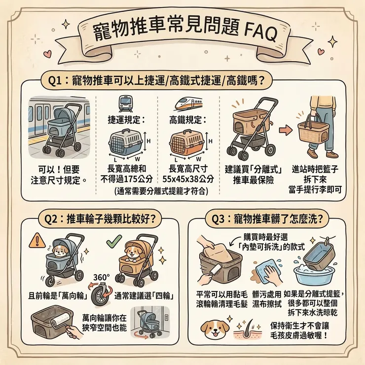 寵物推車常見問題FAQ