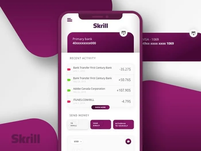 skrill login