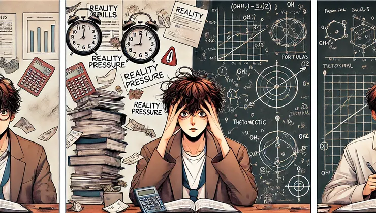 跳動的現實家庭支出 vs. 平滑成長的Excel曲線