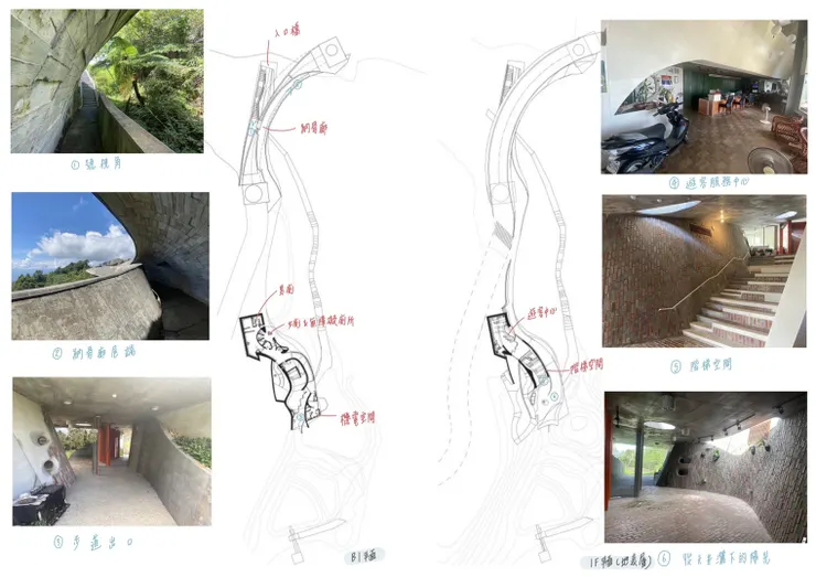 遊客中心與納骨廊