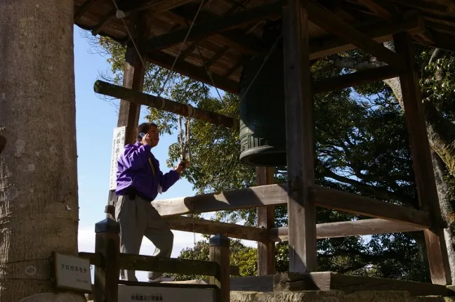 彥根城時報鐘尷尬的一刻！