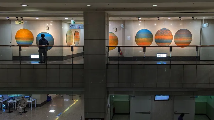 西元2023年11月，心球、空間與時間的對話。