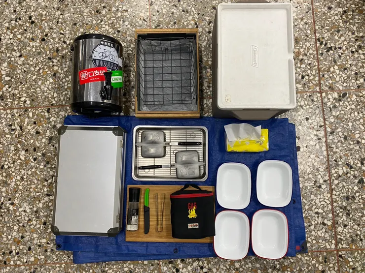 大件裝備盤點完之後，還須思考如何收納各種小物