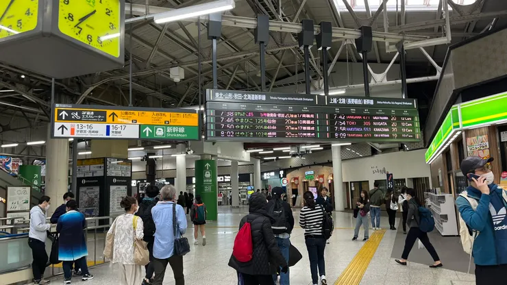 上野連新幹線看起來都很複雜。