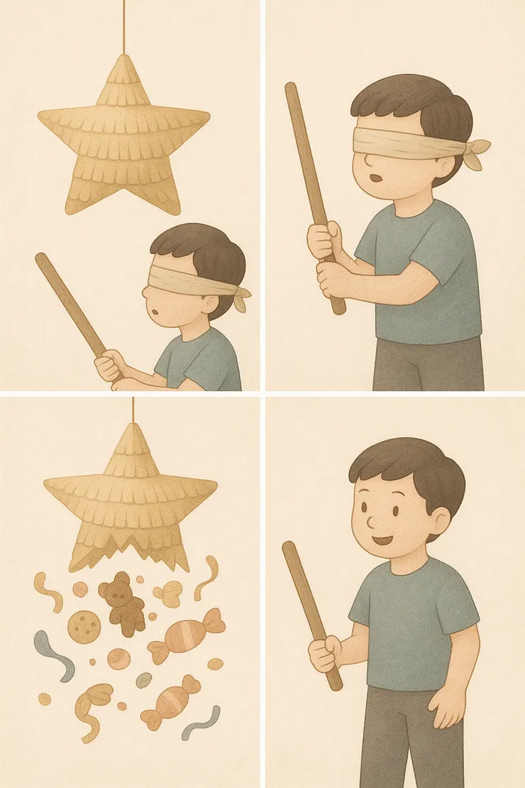 皮納塔的玩法說明。〈本示意圖由AI協助生成。〉