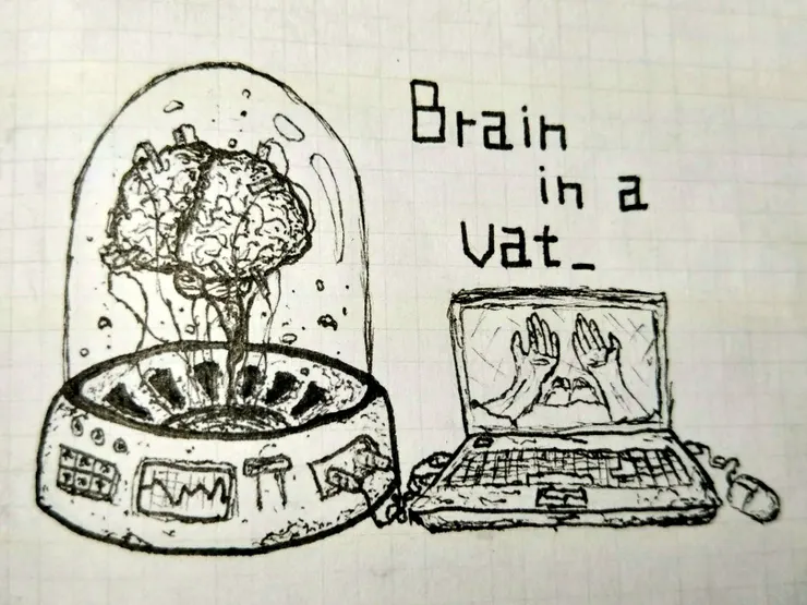 哲學家帕特南姆提出的哲學思想實驗─桶中腦(Brain in a vat)