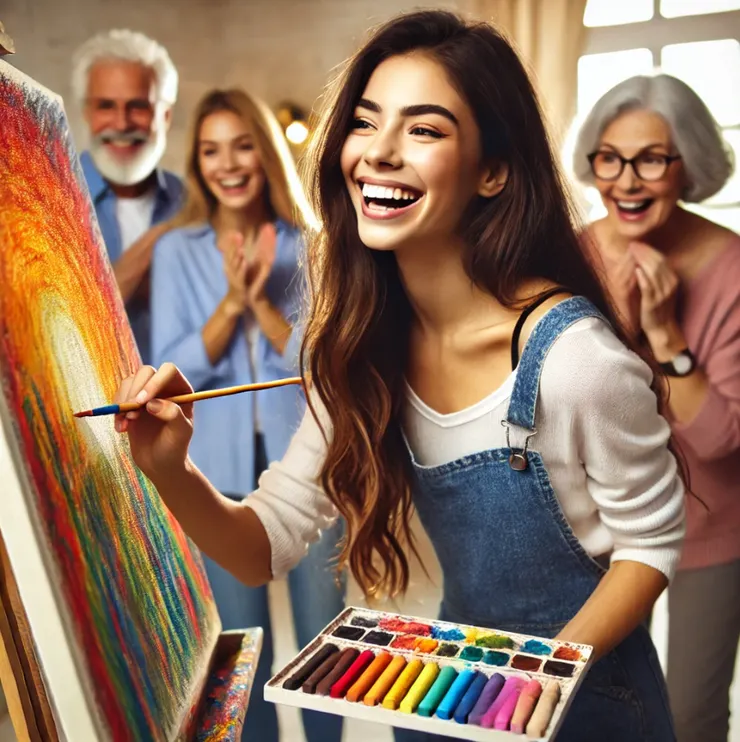 開心繪畫中 - By AI