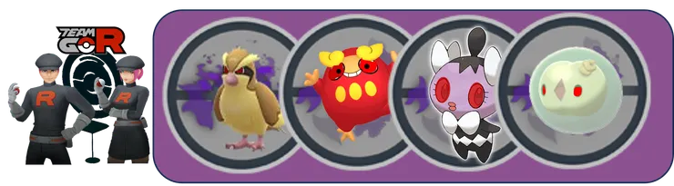 驚奇多多的世界:佔領_火箭隊手下寶可夢