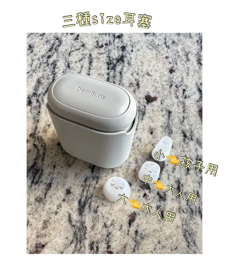 原本主機就有附一個耳塞,主要附的耳塞共有三個