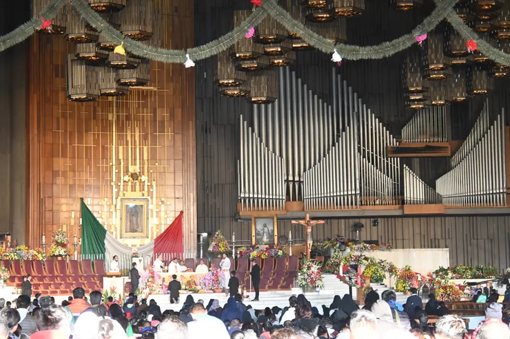 The day of The Virgin of Guadalupe 彌撒