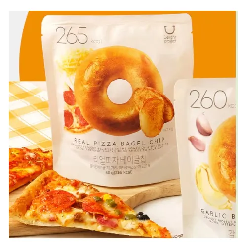受歡迎的韓國點心Bagel Chip，忘記拍了><圖片取自網路