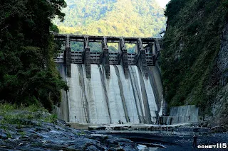 扼守濁水溪峽谷的武界壩是日月潭的主要水源