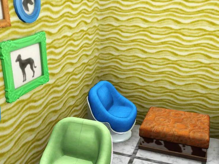 小沙發我選了綠和藍色,我比較喜歡冷色系。