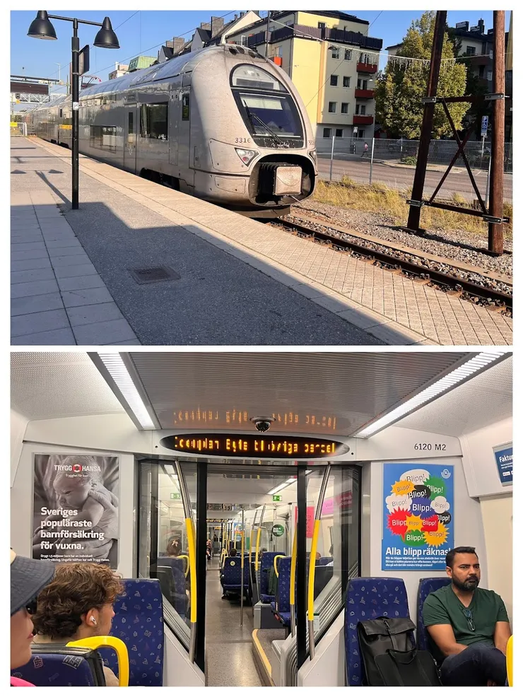 火車通勤電車，交通卡也可利用。