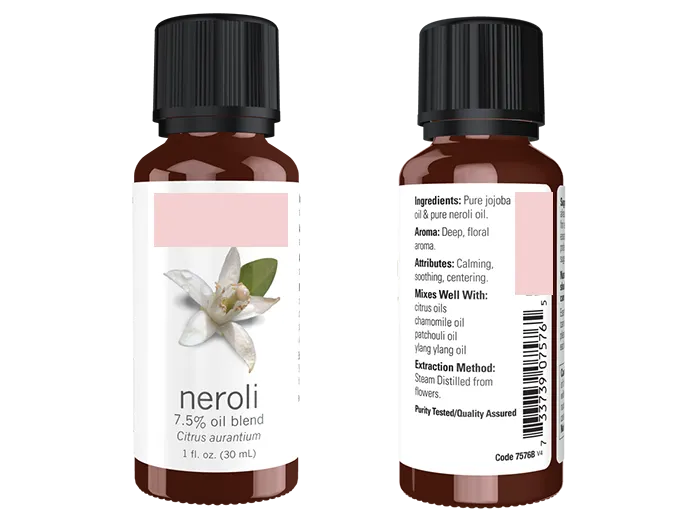 包裝上標明7.5%是橙花，92.5%是可可巴基底油