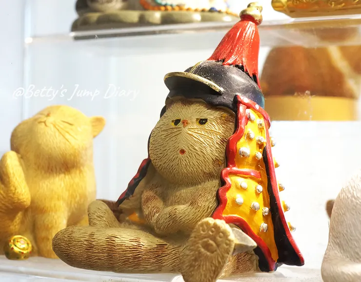 ▲竹北貓角落-喵喵公仔 /圖片來源：Betty's Jump Diary