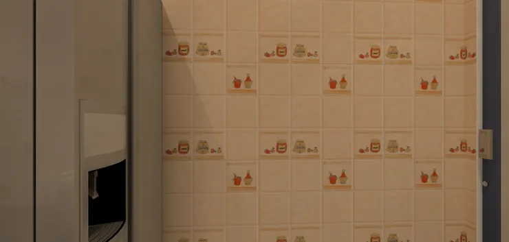 因為雪櫃是這種雙門設計,開出來不會佔很多空間。