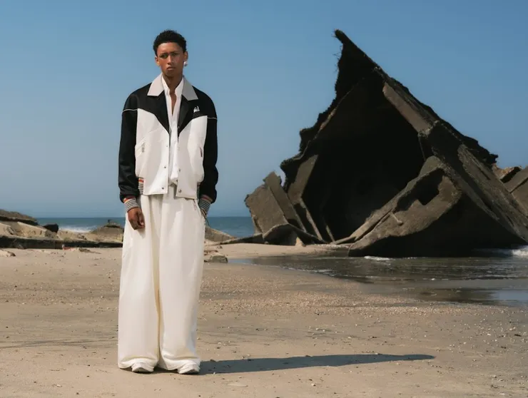 NAMESAKE 2025 春夏系列「OFFSHORE」型錄設計靈感來自 家族、傳承與個人成長。（圖／NAMESAKE 提供）