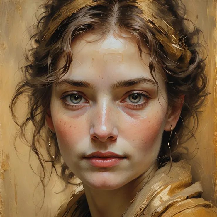 Style : Oil painting 