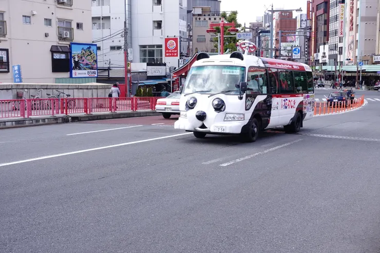 熊貓巴士，聽說會眨眼睛。