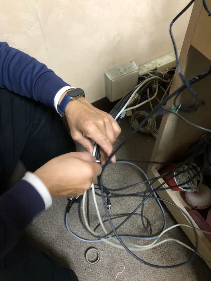 我整理完的線路，林大哥不滿意，重新又再弄一次。