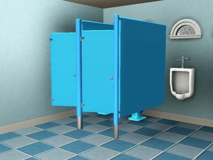 不過男廁的廁格只得兩個，比女廁少得多。