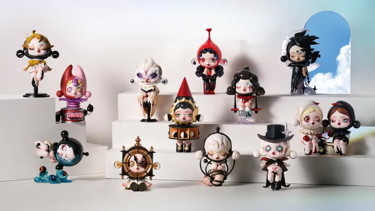 Pop Mart的Skull Panda系列進來聲量飆升。