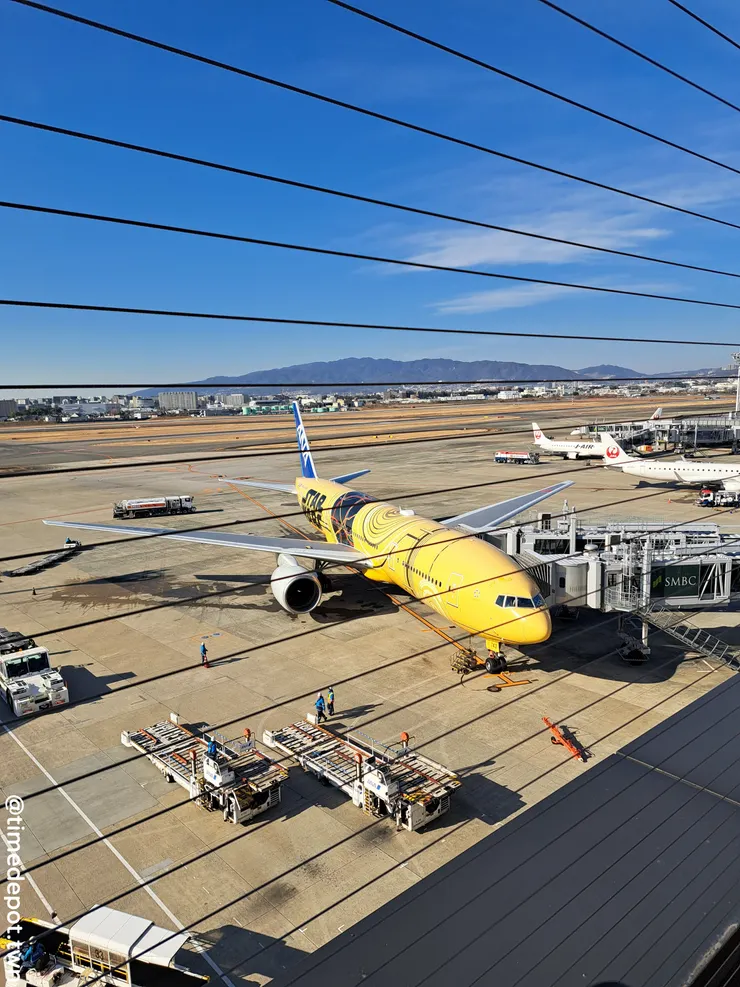 伊丹機場觀景台和桃園機場一樣使用鋼索做安全阻隔