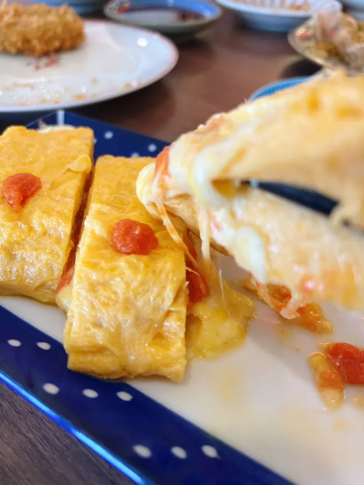 明太子起司玉子燒