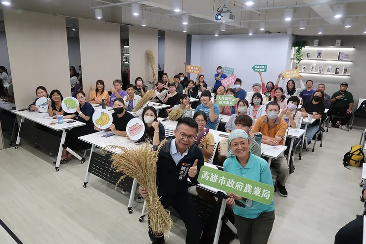 ▲高雄農業局長姚志旺表示農民專長加上教育專業是高雄食農教育推動最大的助力與特色。