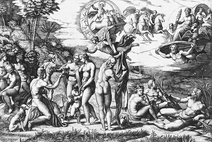 Marcantonio Raimondi, Public domain, via Wikimedia Commons