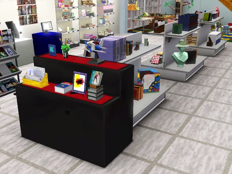 展示櫃都面向門口，客人一進來便看得到，很吸睛。