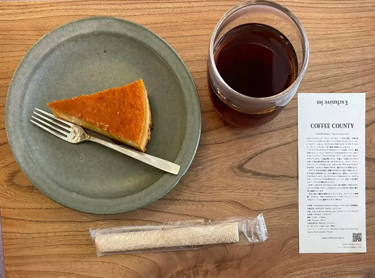 《Coffee County》的咖啡與甜點