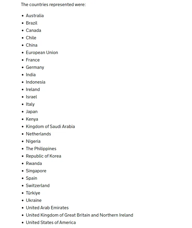 參與此宣言的24國名單