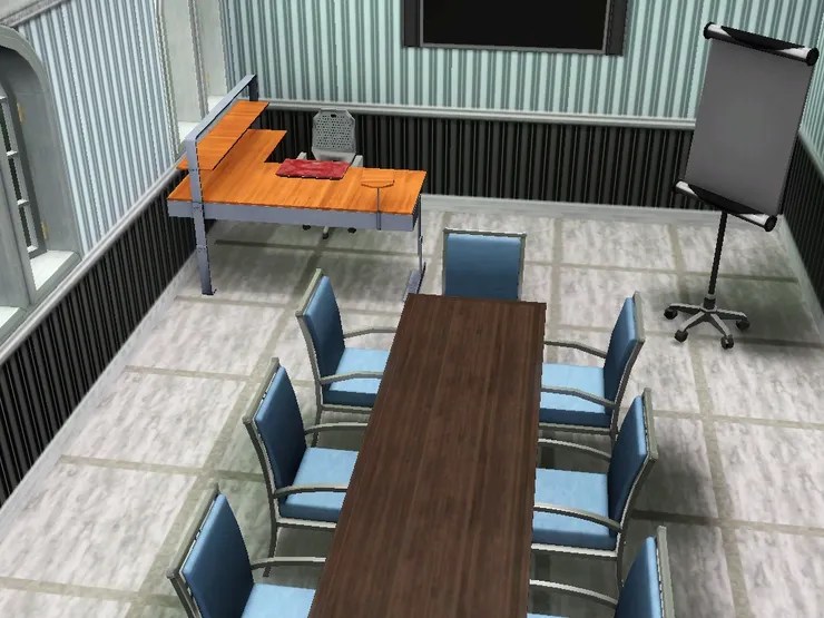 作為高科技的會議室,當然會有電腦設備。電腦隨房租一同出租。