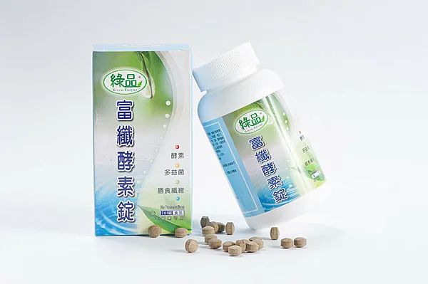 綠品富纖酵素錠罐裝