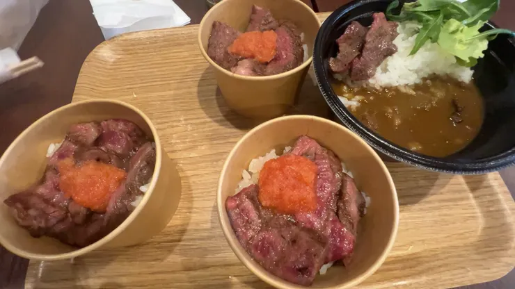 上岡屋： 奢華和牛明太子丼，入口即化