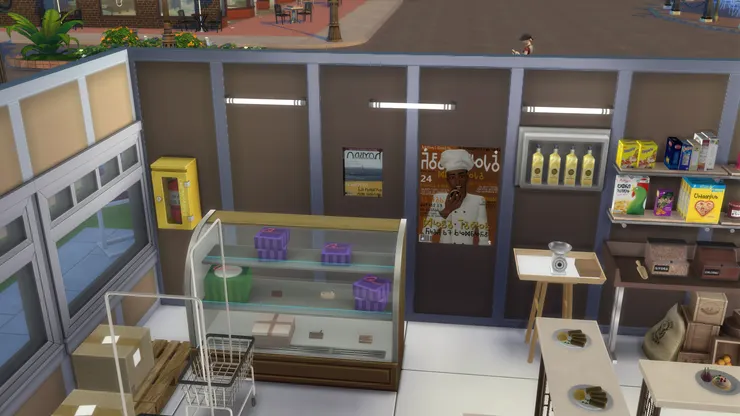 有些平民超市也賣糕餅，但不會太高級，就是很一般的蛋糕。